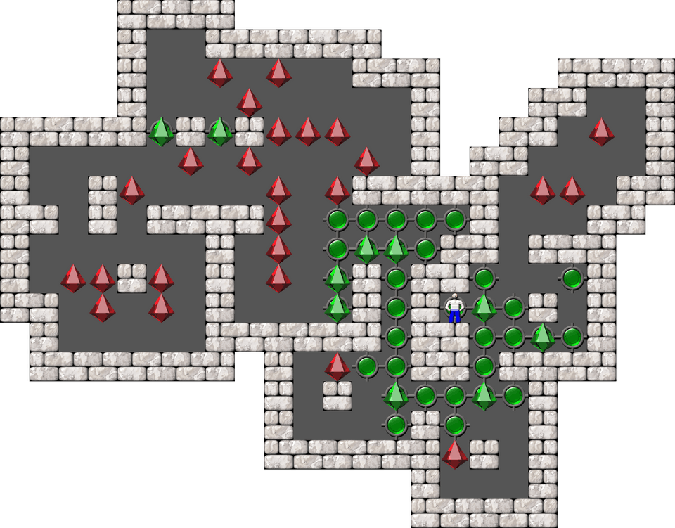 Sokoban Sasquatch 02 Arranged level 50